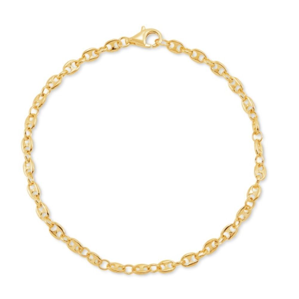 NWT Giani Bernini 3.3 ML Mariner Chain Bracelet in Gold Over Sterling Silver